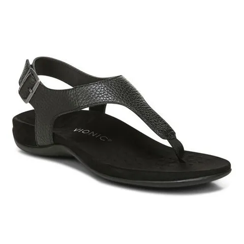 PAIR OF VIONIC TERRA SANDALS IN BLACK SIZE 6 