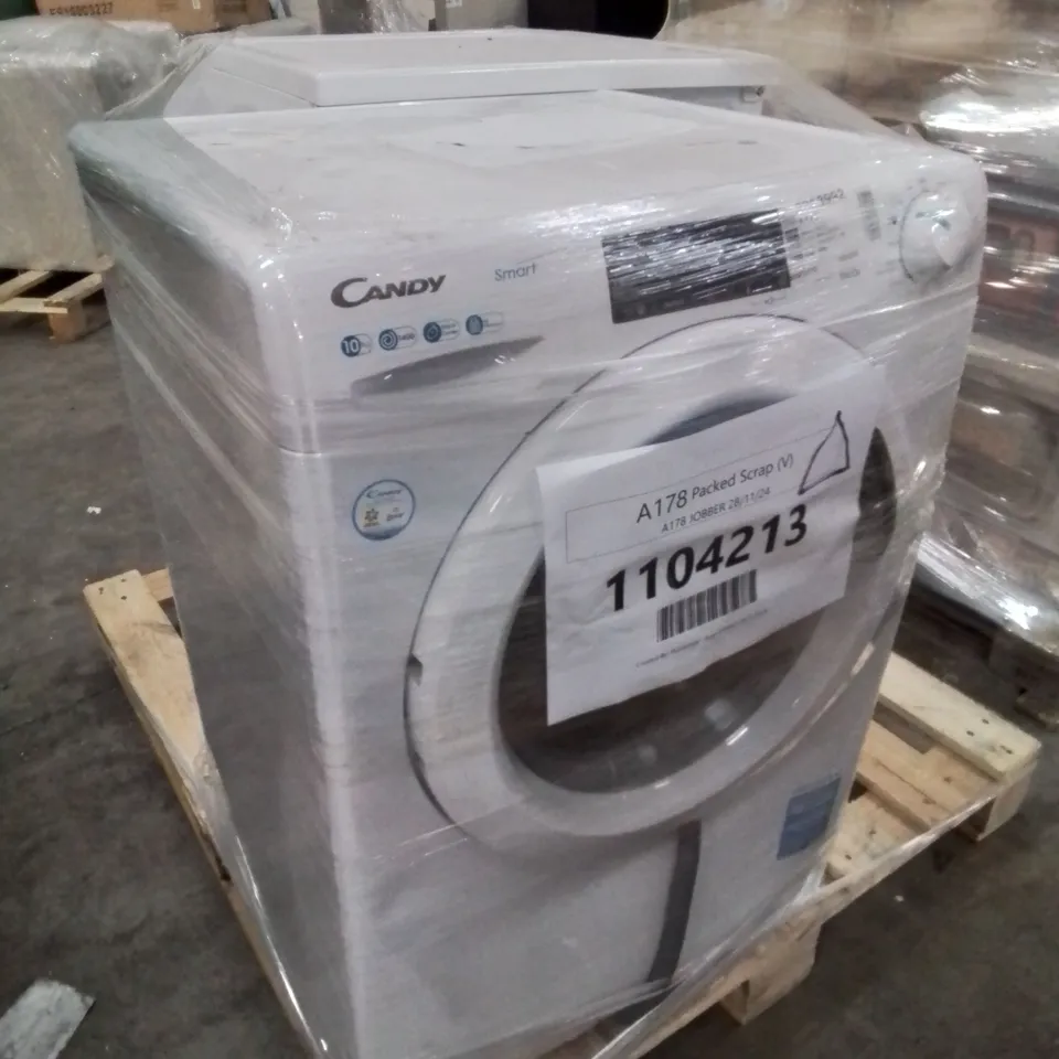 CANDY SMART PRO FREESTANDING WASHING MACHINE WHITE AND HISENSE FREESTANDING 10 KG WASHING MACHINE - UNPROCESSED RAW RETURNS