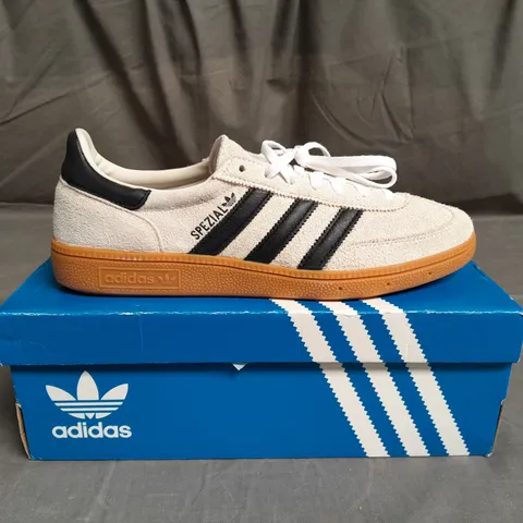 BOXED PAIR OF ADIDAS ORIGINALS SEZIAL TRAINERS SIZE UK 8.5