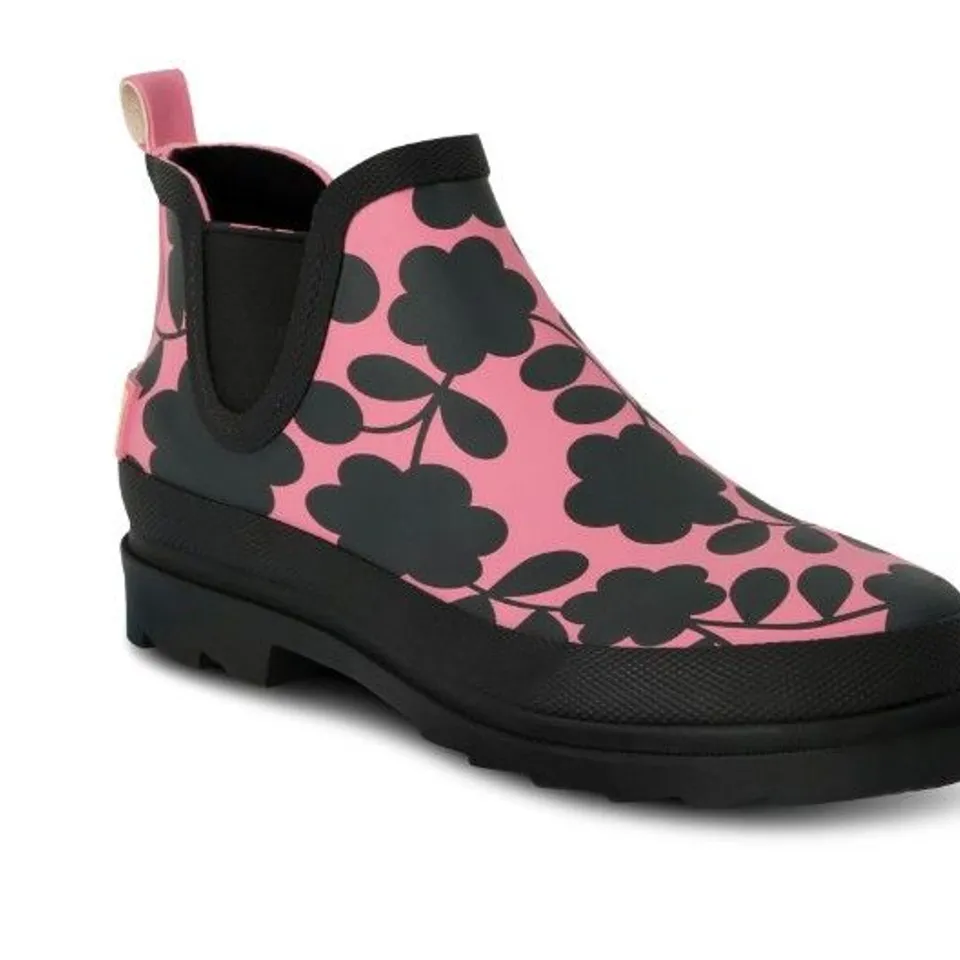  REGATTA WOMENS ORLA KIELY CHELSEA BOOT MID RISE WELLIES WELLINGTON BOOTS PINK FLORAL SIZE 3