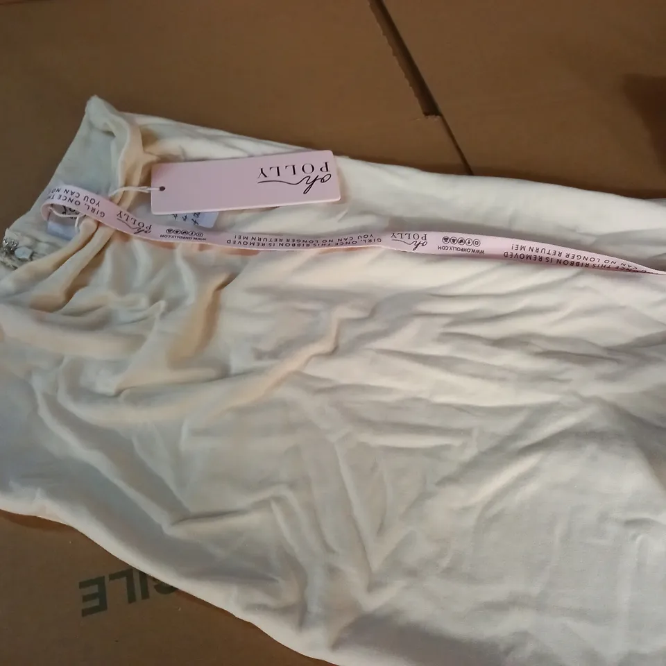 OH POLLY IVORY JOGGERS - UK 10