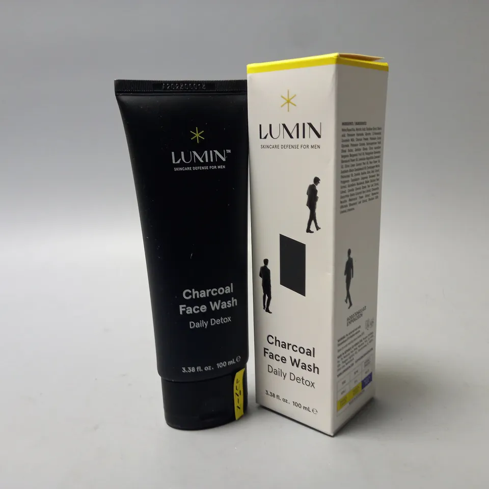 BOXED LUMIN CHARCOAL FACE WASH (100ml)