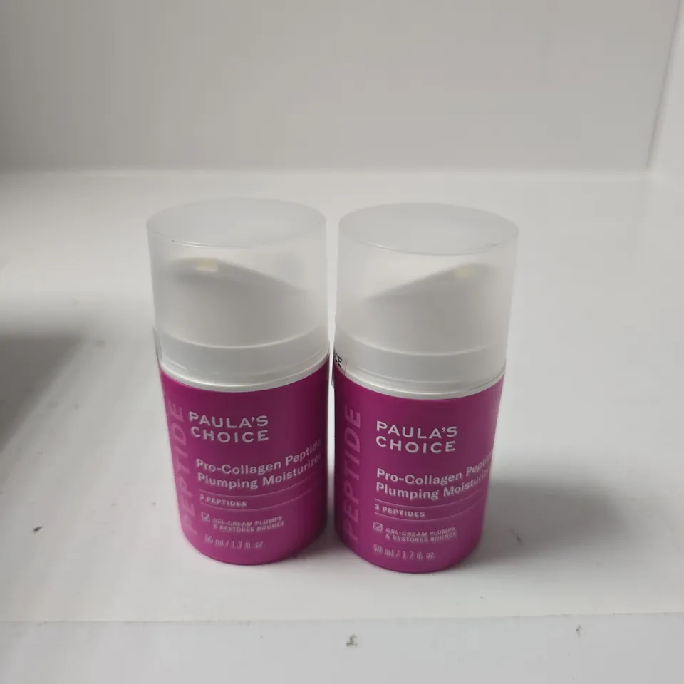 PAULA'S CHOICE PRO-COLLAGEN PEPTIDE PLUMPING MOISTURISERS – SET OF 2, 50 ML EACH