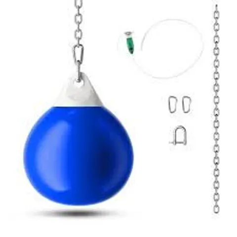 BOXED COSTWAY 21" COMPACT WATER HEAVY BAG TRAINING WATER PUNCHING BAG W/ADJUSTABLE METAL CHAIN - BLUE