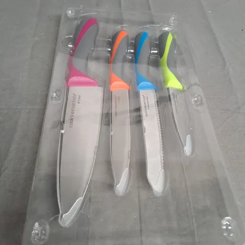 BOXED SET OF COOK ESSENTIALS KNIVES