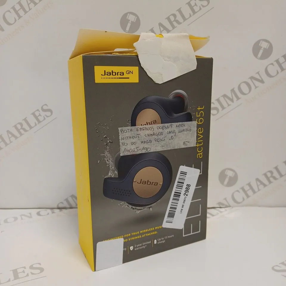 BOXED JABRA ELITE ACTIVE 65T EARBUDS