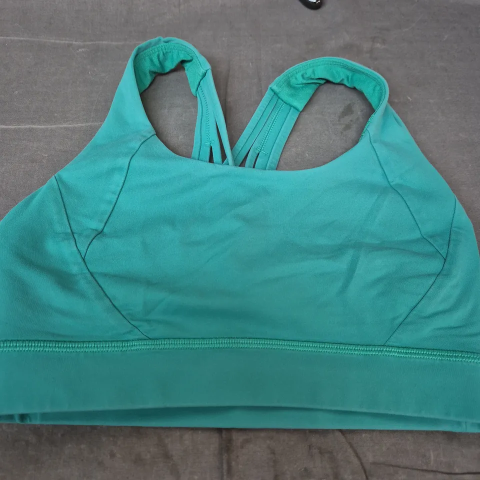 LULULEMON GREEN SPORTS BRA SIZE UNSPECIFIED 
