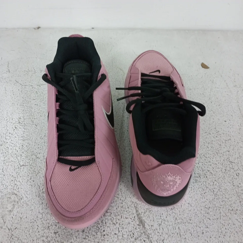 UNBOXED PAIR OF NIKE REACTX TRAINERS IN PINK - UK 8