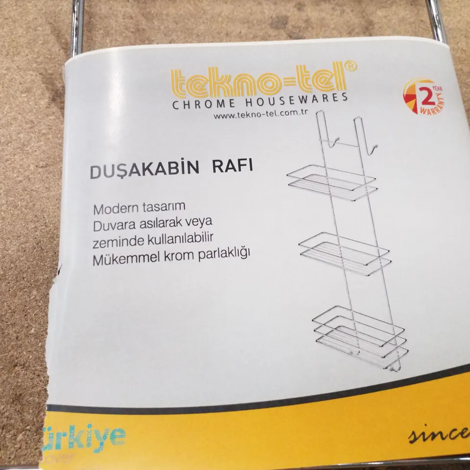 BOXED KAEDEN 3-TIER BATHROOM SHELF (1 BOX)