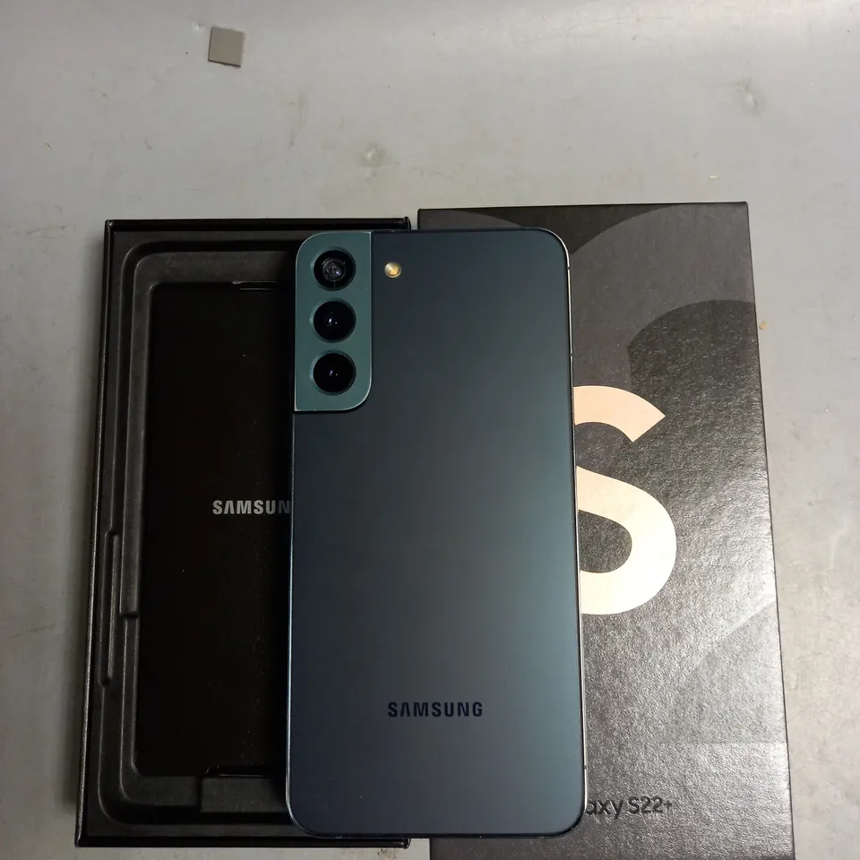 BOXED SAMSUNG GALAXY S22+ IN BLUE