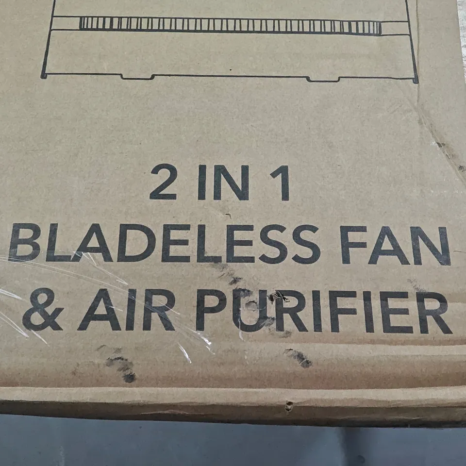 2 IN 1 BLADELESS FAN & AIR PURIFIER