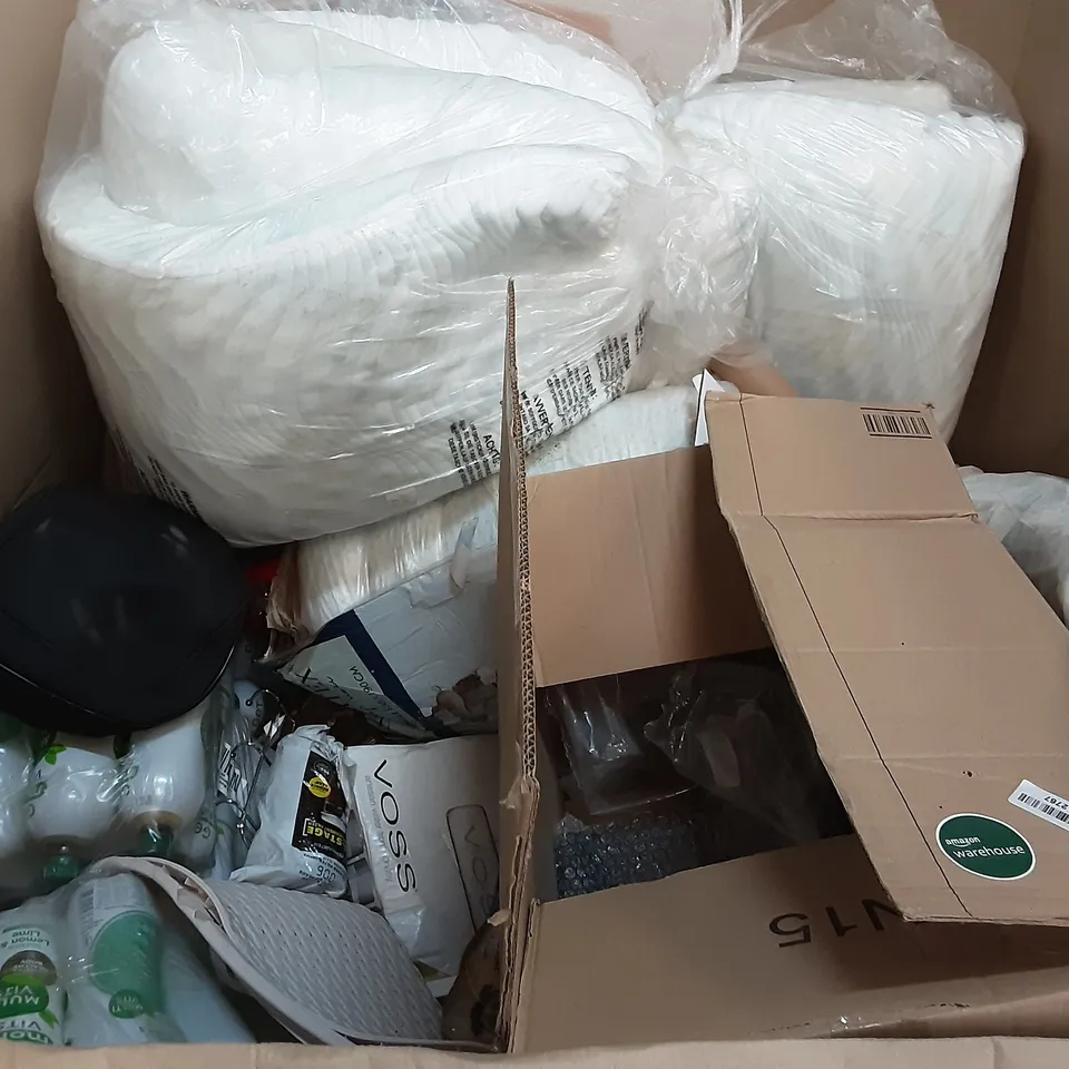 PALLET OF ASSORTED PRODUCTS INCLUDING IVIDE CHAMBER VACUUM SEALER,  BUBM, ECOLINE HOODED CAT LOO, GALLERY ARTISTS EXTRA SOFT OIL PASTELS, GRAPHIC DESIGN SKATEBOARD, VOSS WATER