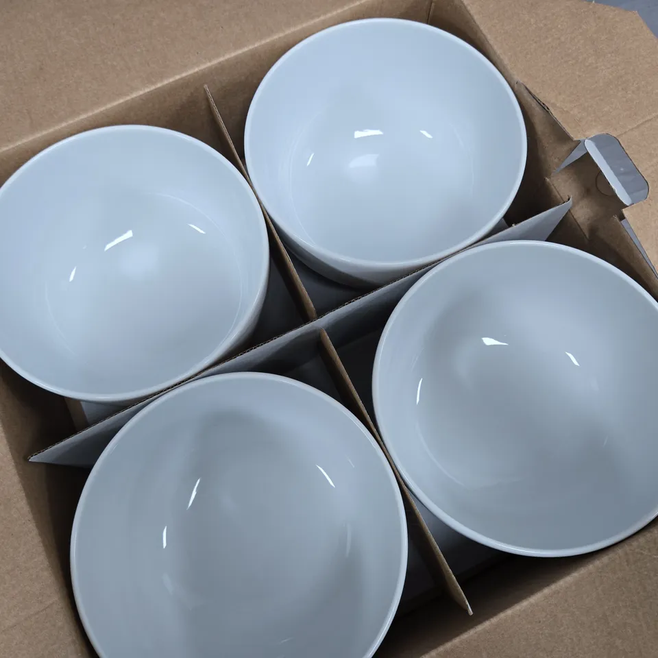 BOXED JOHN LEWIS DINE COUPE PORCELAIN DINNER SET 12PC SET - COLLECTION ONLY