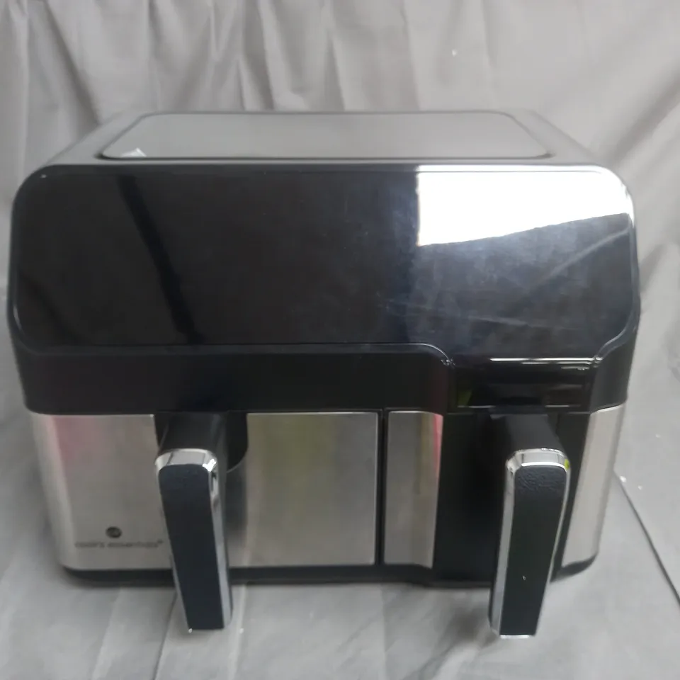 COOK'S ESSENTIALS 7.7L DUAL AIR FRYER IN BLACK