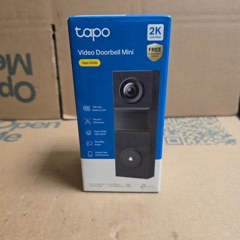 TAPO VIDEO DOORBELL MINI D205 BOXED