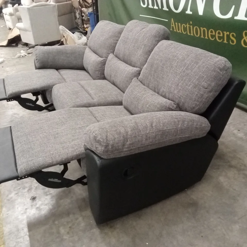 SANTORI 3 SEATER HIGH BACK RECLINER SOFA RRP £899