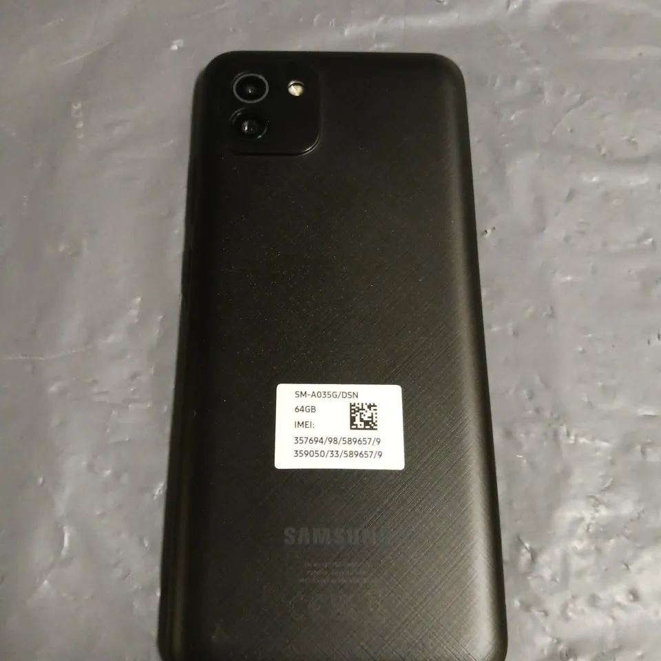 SAMSUNG GALAXY A03 SMARTPHONE SM-A035G/DSN IN BLACK