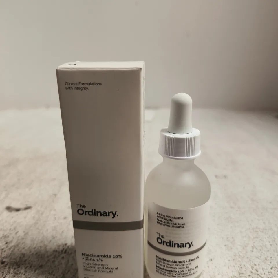 THE ORDINARY NIACINAMIDE 10% + ZINC 1% SERUM 60ML – BOXED