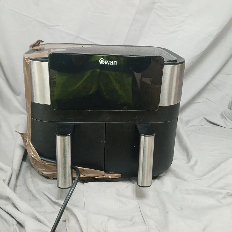 SWAN 7.6L DUAL AIR FRYER VT8SB – BLACK