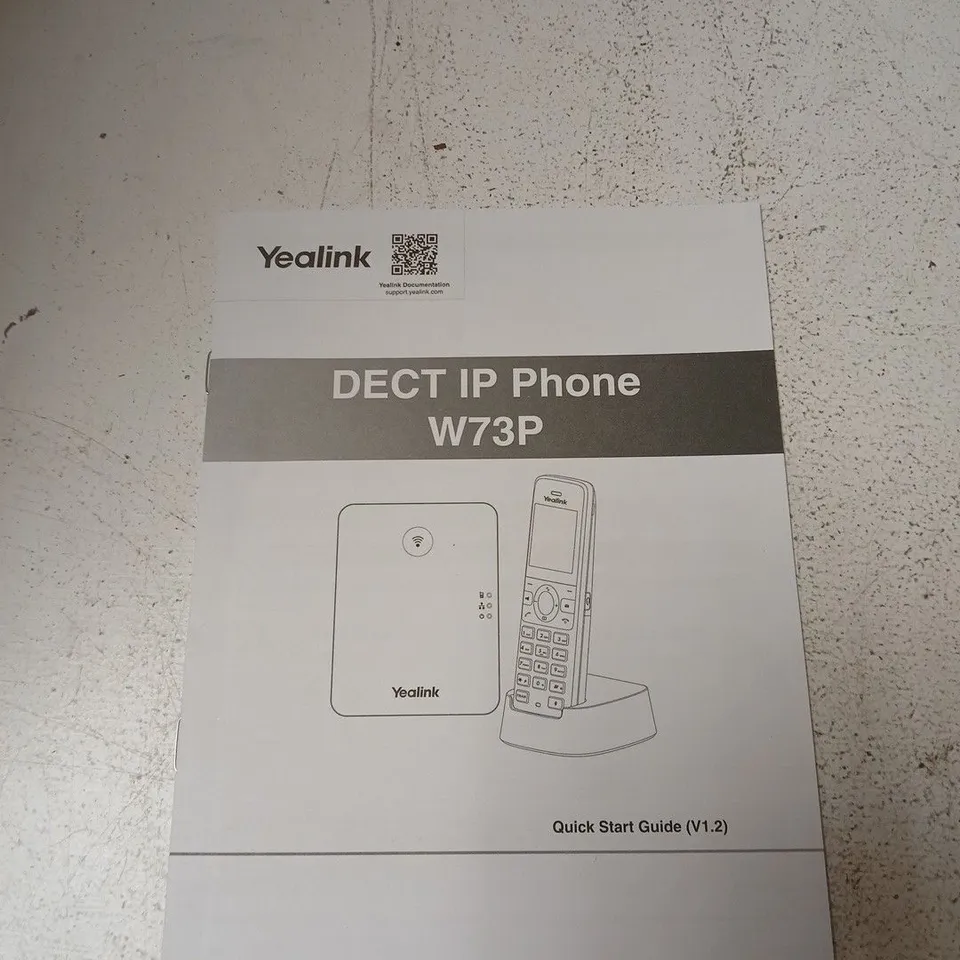 YEALINK DECT IP PHONE W73P – BOXED