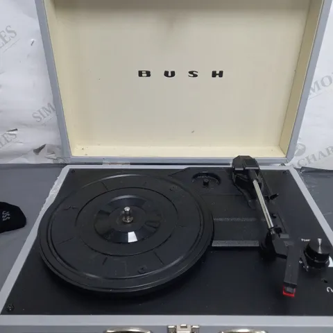 BUSH CLASSIC RETRO PORTABLE CASE RECORD PLAYER