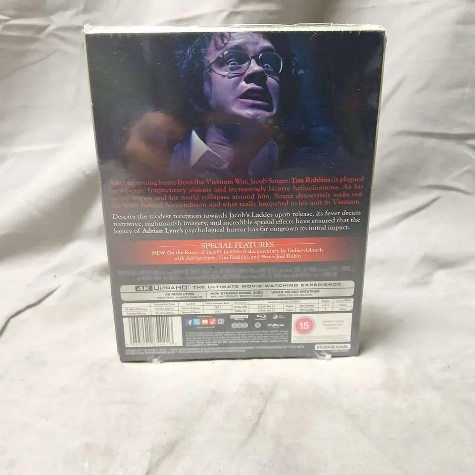 SEALED JACOB'S LADDER – 4K ULTRA HD BLU-RAY (UK BOXED EDITION)