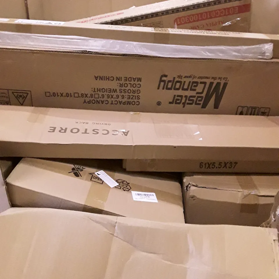 PALLET OF ASSORTED PRODUCTS TO INCLUDE; TOILET SEAT - IHEROO HEATED BLANKET - CARRYNBAG WITH 2 WHEELS ECT