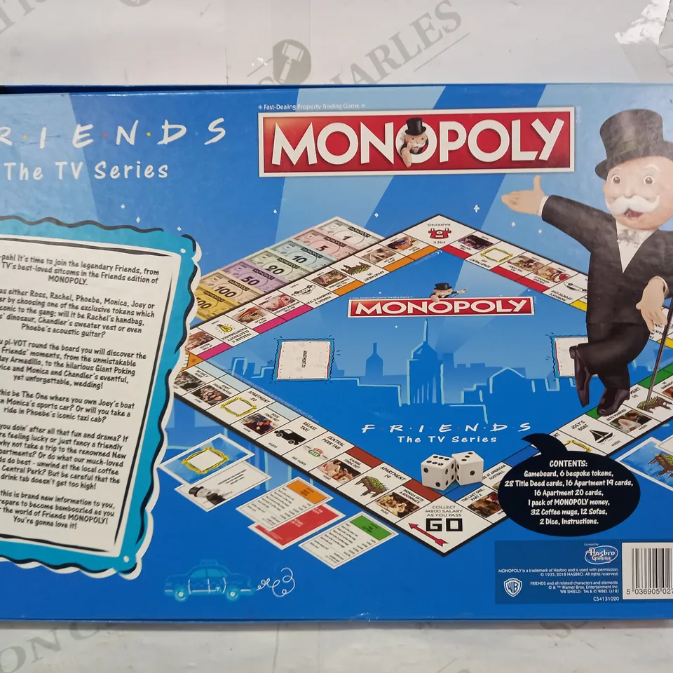 HASBRO GAMING MONOPOLY FRIENDS THE TV SERIES BOARD GAME