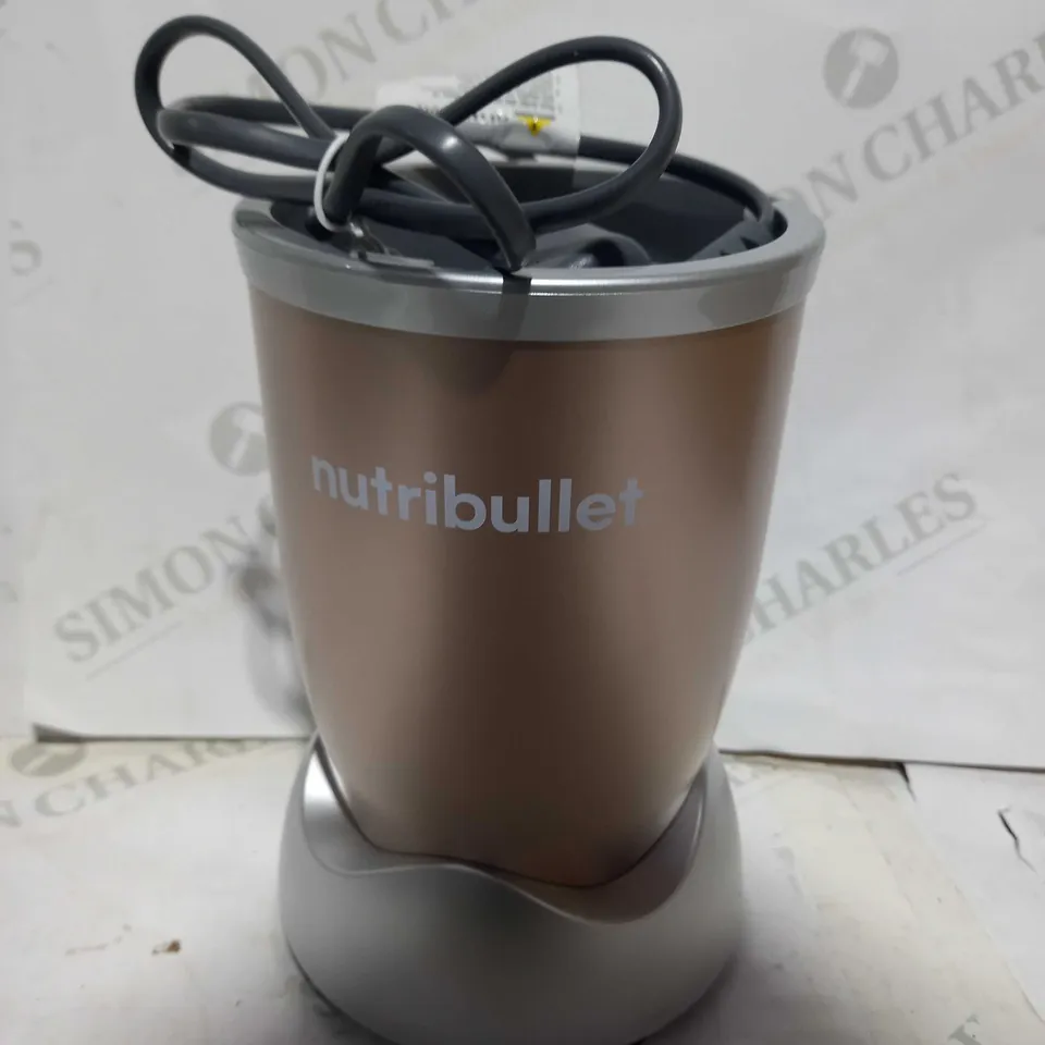 NUTRIBULLET NBLP9 900W BLENDER CHAMPAGNE MULTI-FUNCTION COLD BEVERAGE SMOOTHIE MAKER
