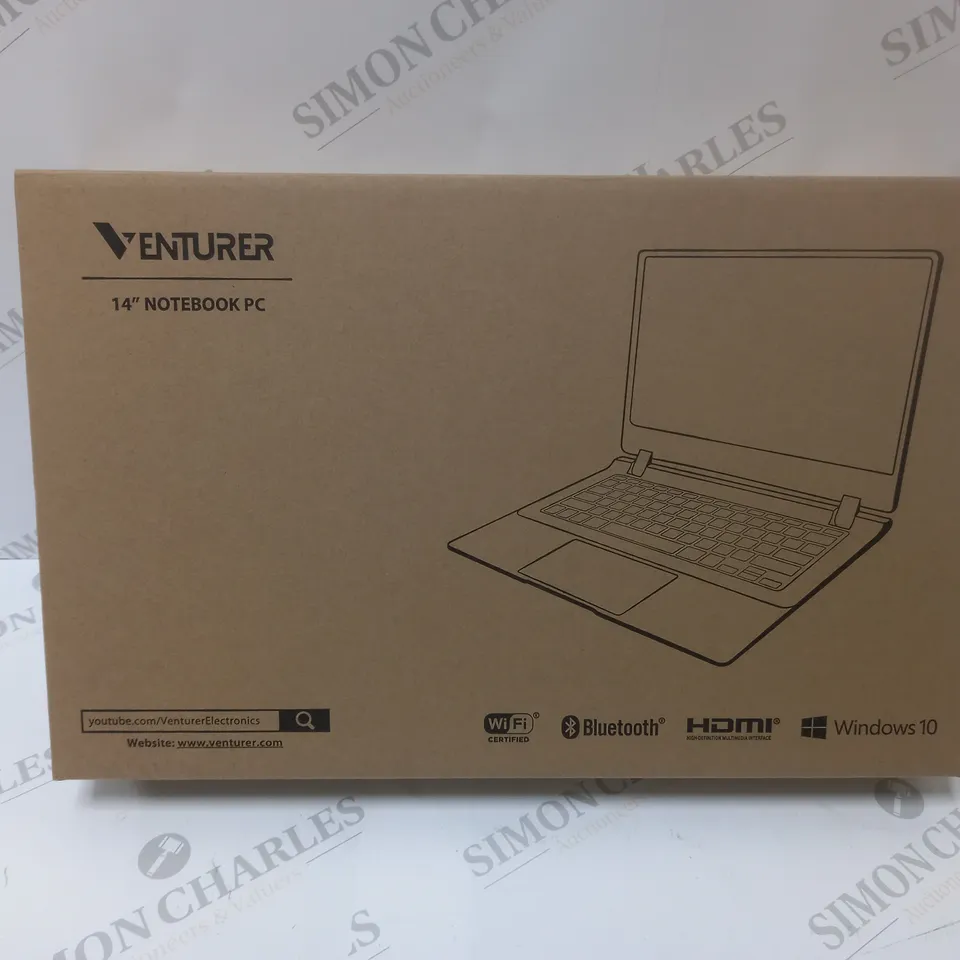 BRAND NEW BOXED VENTURER EUROPA 14 PLUS 14" NOTEBOOK PC