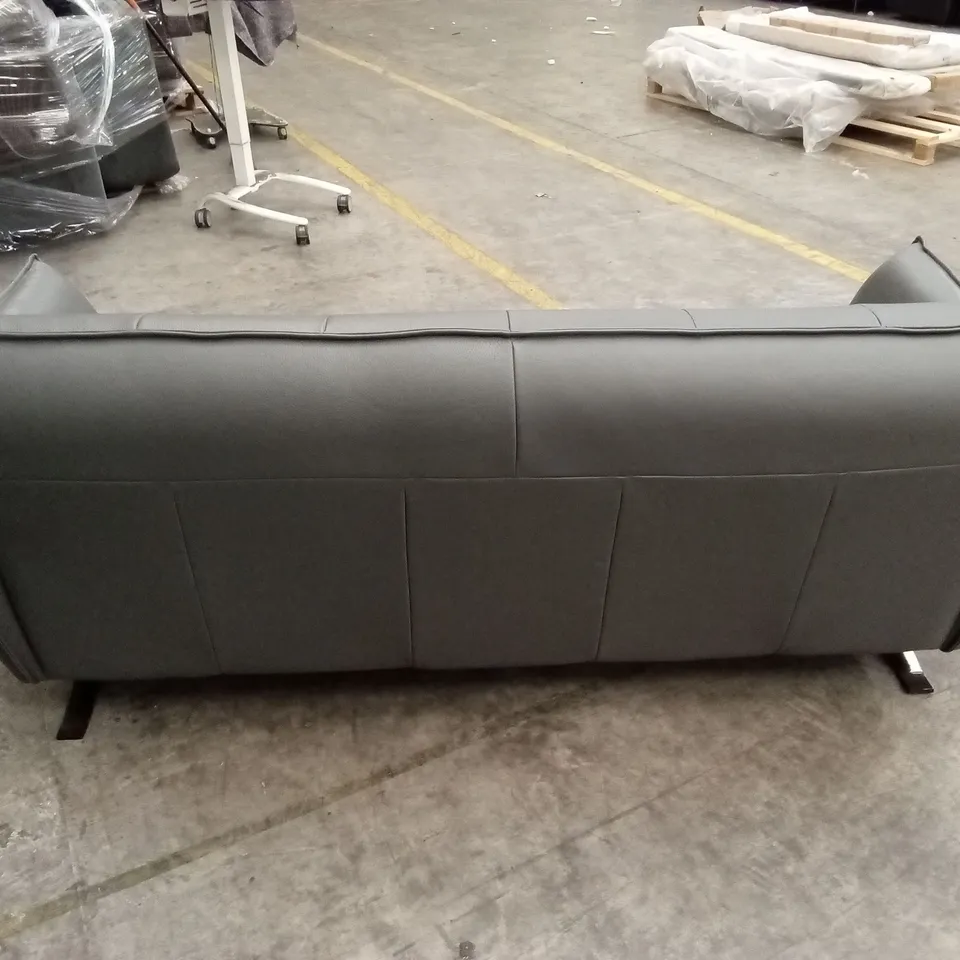 QUALITY DESIGNER ITALIAN MADE SEVILLE 3 SEATER LEATHER SOFA
