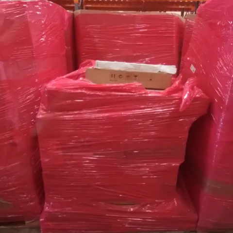 PALLET OF ASSORTED HOUSEHOLD GOODS AND FURNITURE TO INCLUDE; TWIN BEDFRAME WITH WOODEN HEADBOARD, AIR FRYER, GAMING CHAIR ETC
