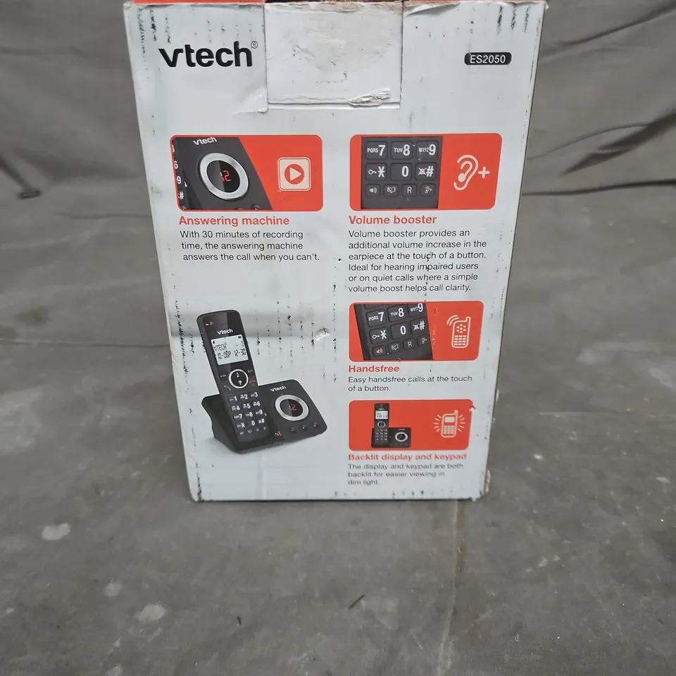 VTECH CORDLESS PHONE WITH ANSWERING MACHINE – ES2050