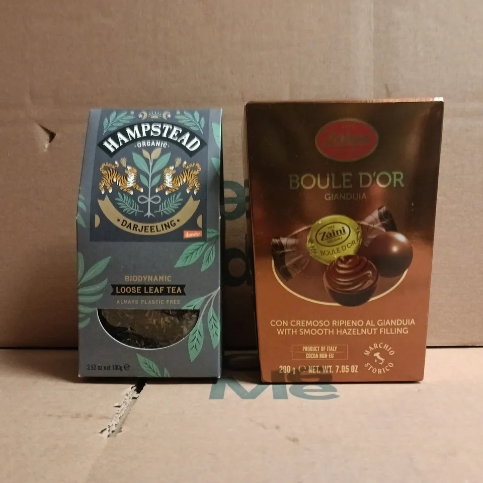 APPROXIMATELY 8 ASSORTED FOOD AND DRINK ITEMS TO INCLUDE ZÁINI, HAMPSTEAD, ETC