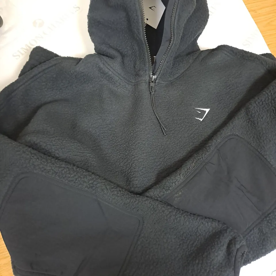 GYMSHARK HOLL TEXTURED FLEECE SIZE MEDIUM