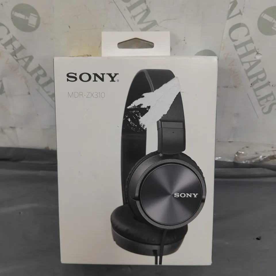 BOXED SONY MDR-ZX310 HEADPHONES IN BLACK