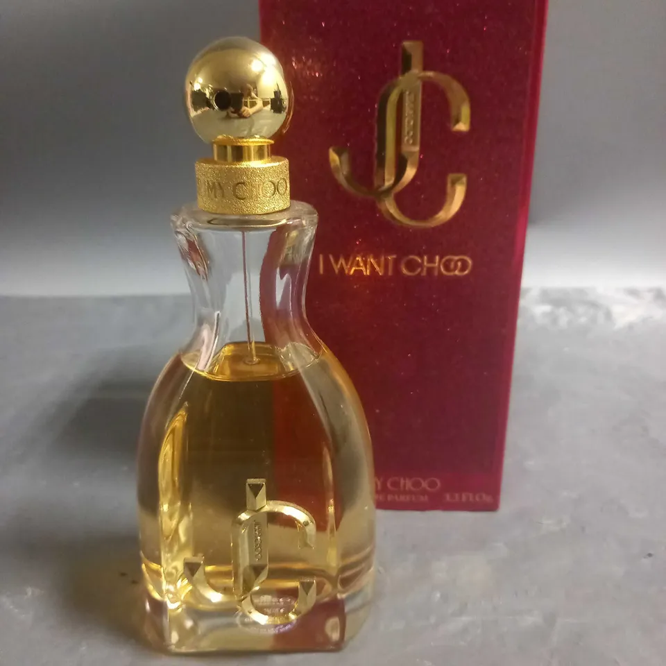 BOXED JIMMY CHOO I WANT CHOO EAU DE PARFUM 100ML