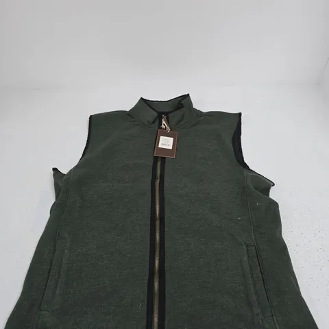 ARCTIC STORM OLIVE GREEN FLEECE VEST – STYLE STK4224, XLARGE