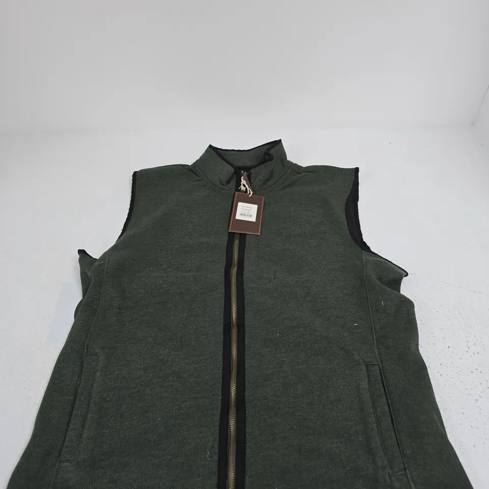 ARCTIC STORM OLIVE GREEN FLEECE VEST – STYLE STK4224, XLARGE
