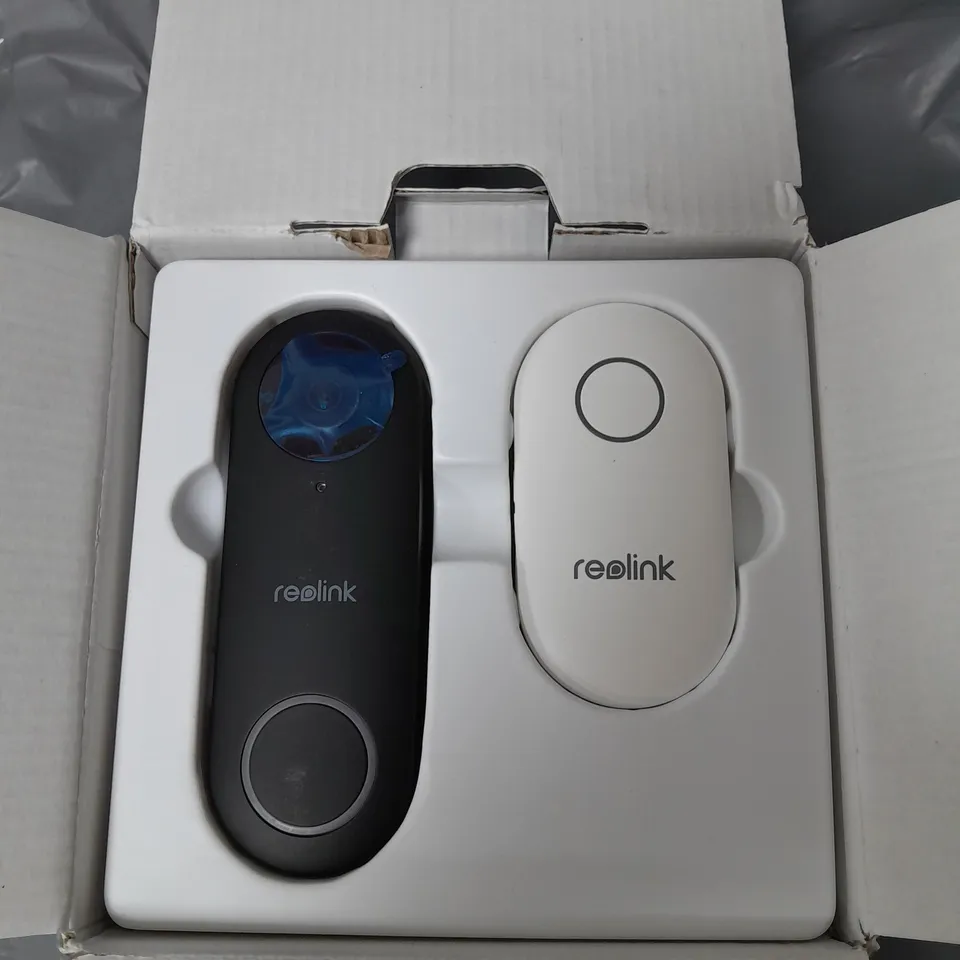 REOLINK 2K+ WIFI SMART AI DOORBELL & CHIME + 64GB