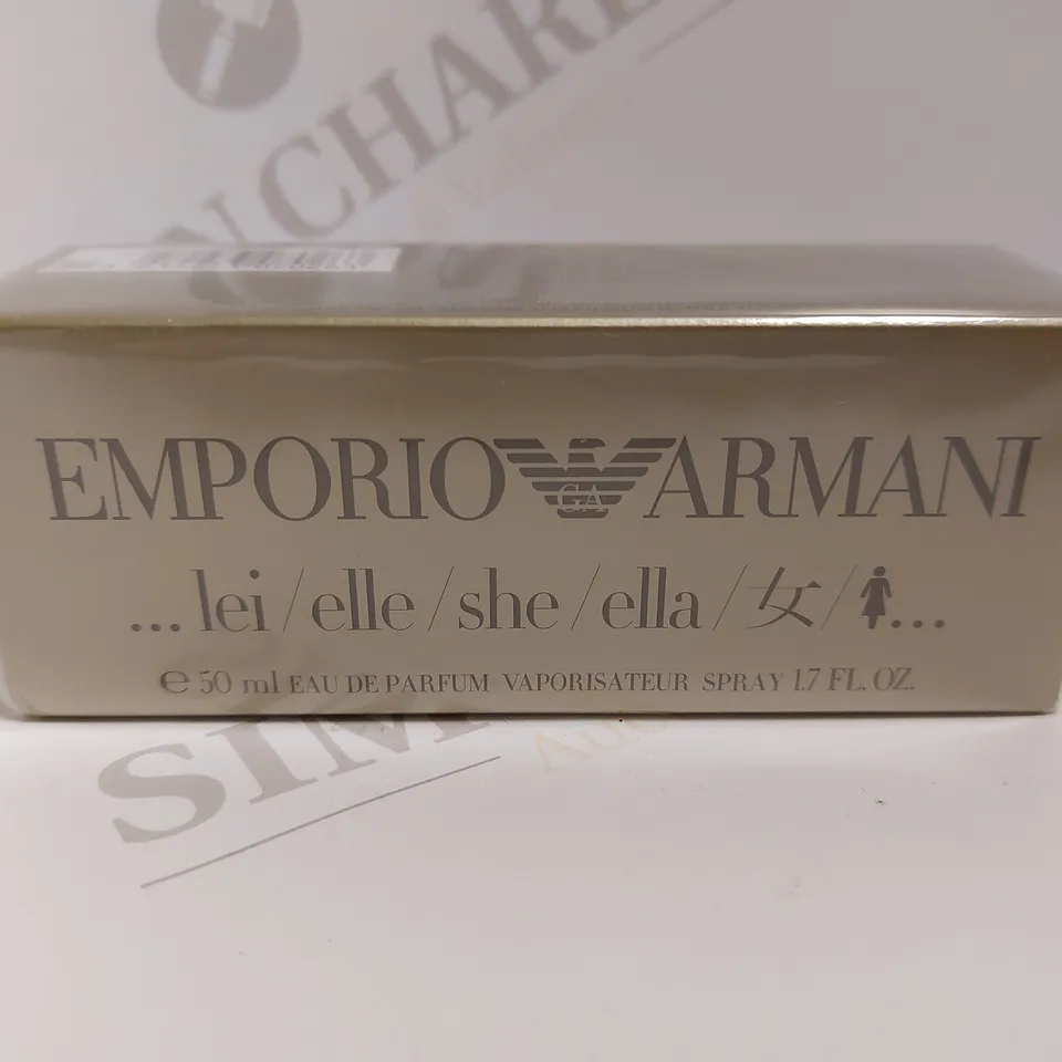 SEALED EMPORIO ARMANI LEI/ELLE/SHE/ELLA EAU DE PARFUM - 50ML