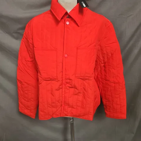 NOVAMEN WARREN NYLON JACKET IN RED SIZE M