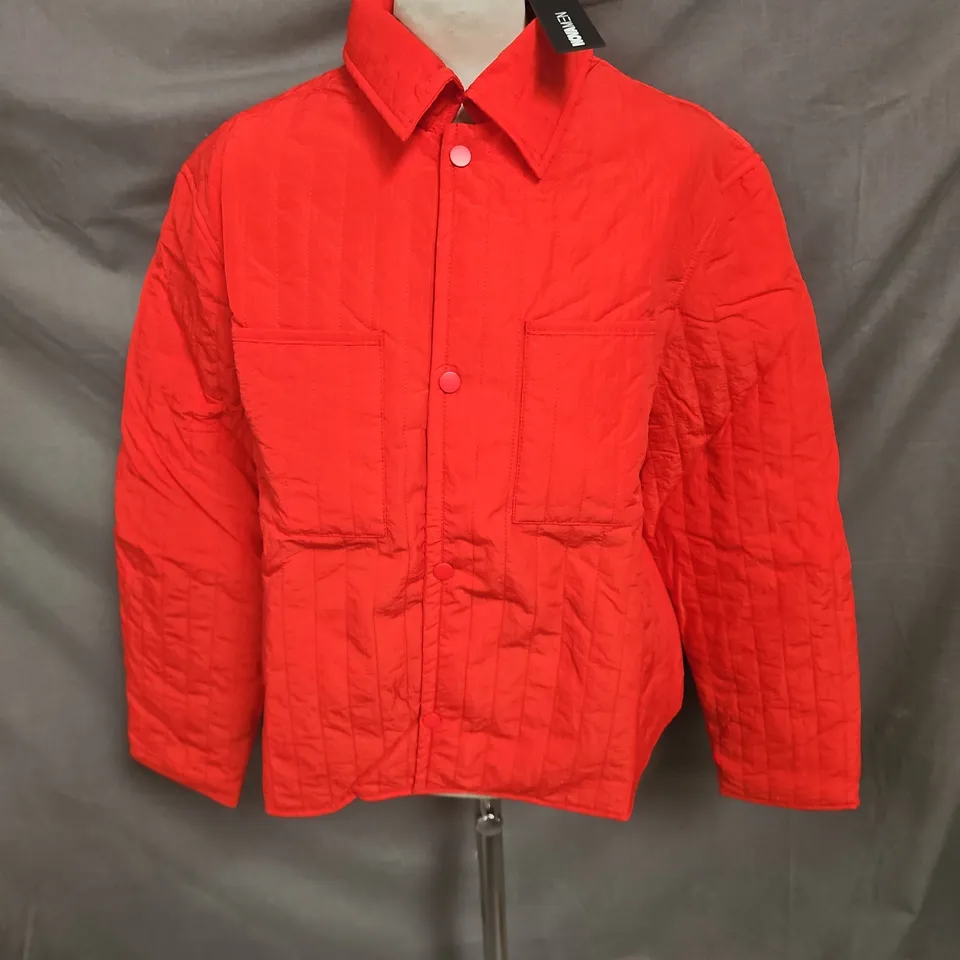 NOVAMEN WARREN NYLON JACKET IN RED SIZE M