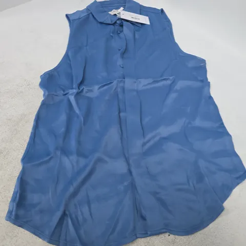 SALT MURPHY BLUE SLEEVELESS TOP – UK SIZE S