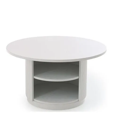 BOXED CARINA COFFEE TABLE - WHITE (1 BOX) COLLECTION ONLY