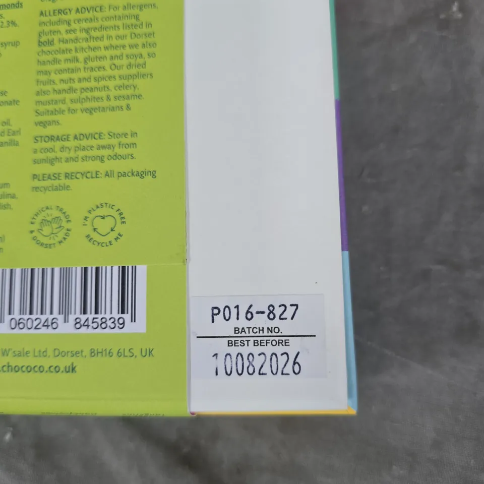 CHOCOCO THE PLANT-BASED COLLECTION – 9 PIECE VEGAN CHOCOLATE SELECTION BOX (BOX OF 12)