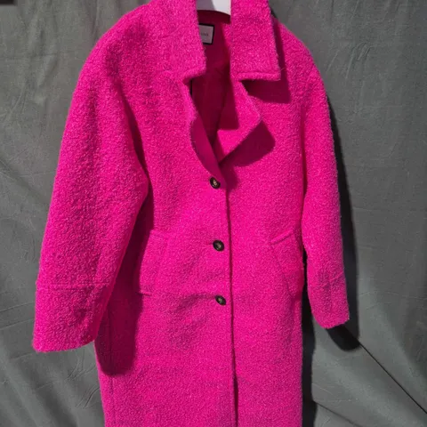 LOVE & ROSES X LIPSY LONG PINK BUBBLE JACKET, UK 12 (EU 40)