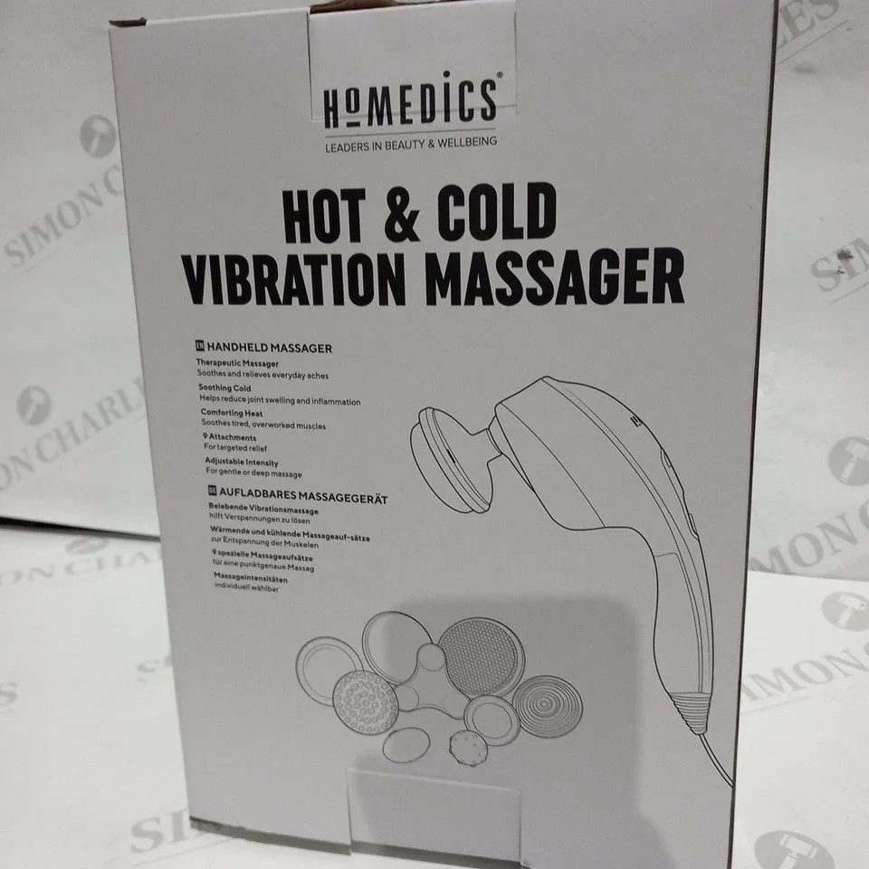 BOXED HOMEDICS HOT AND COLD VIBRATION MASSAGER HHP-255HQVD-EU