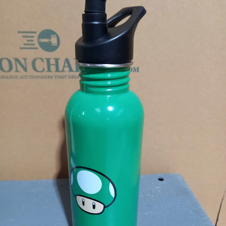 SUPER MARIO LITTLE LUIGI METAL WATER BOTTLE 
