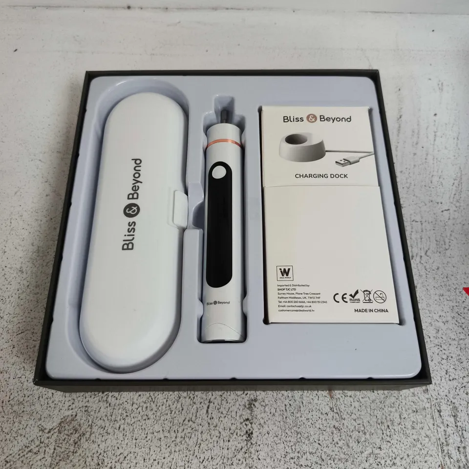 BOXED BLISS & BEYOND SONIC + LED ELECTRIC TOOTHBRUSH